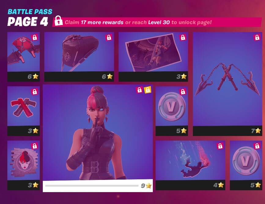 Fortnite Chapter 2, Season 8 Battle Pass - Page 4