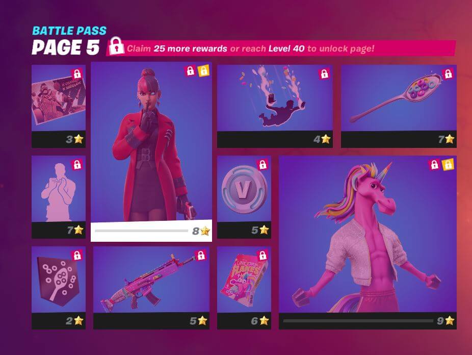 Fortnite Chapter 2, Season 8 Battle Pass - Page 5