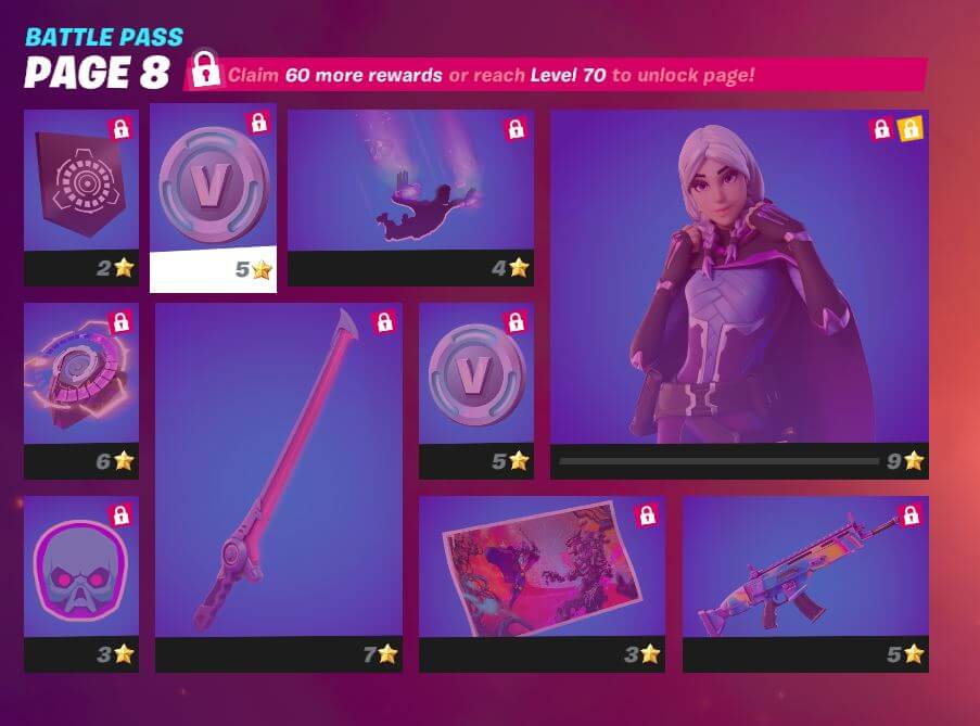 Fortnite Chapter 2, Season 8 Battle Pass - Page 8