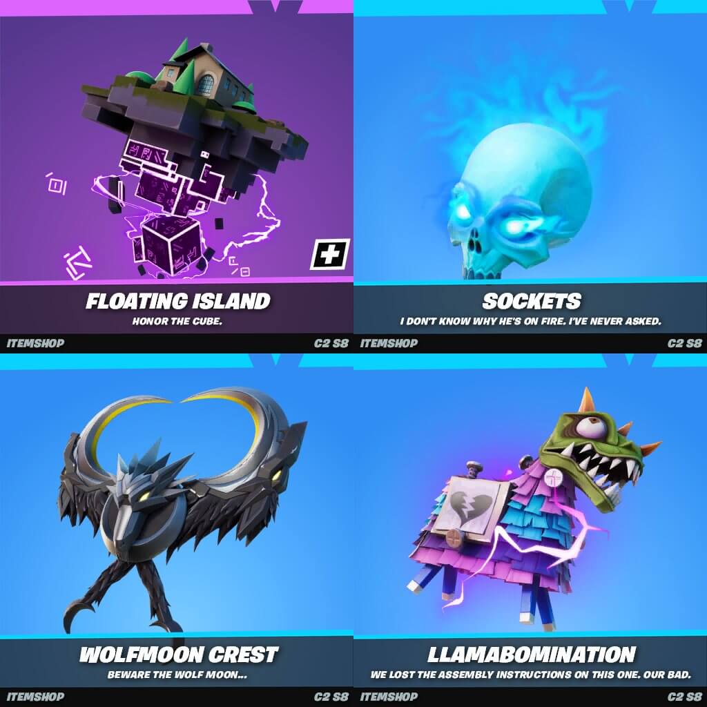 Fortnite Leaked Back Blings v18.10