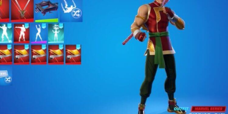 Fortnite Shang-Chi Marvel Set