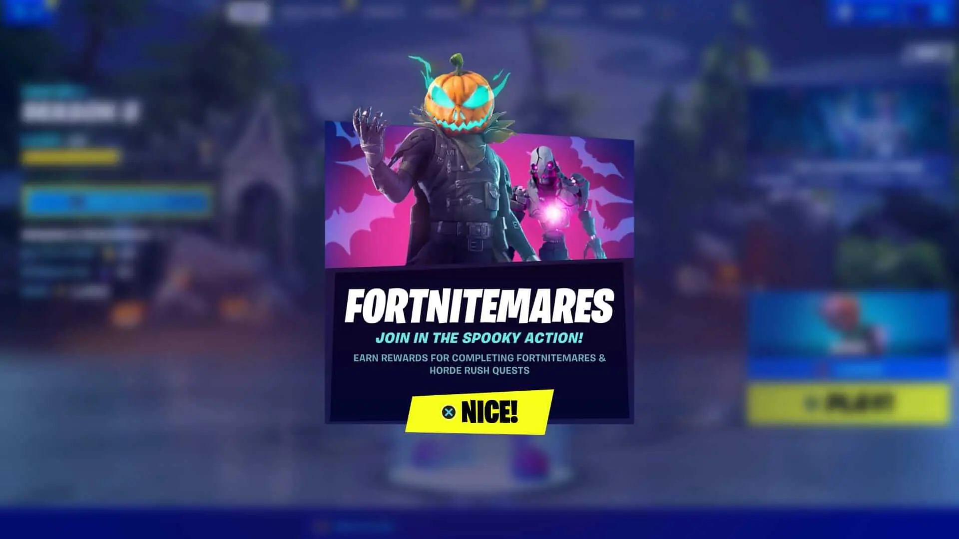 Fortnitemares Event 2021