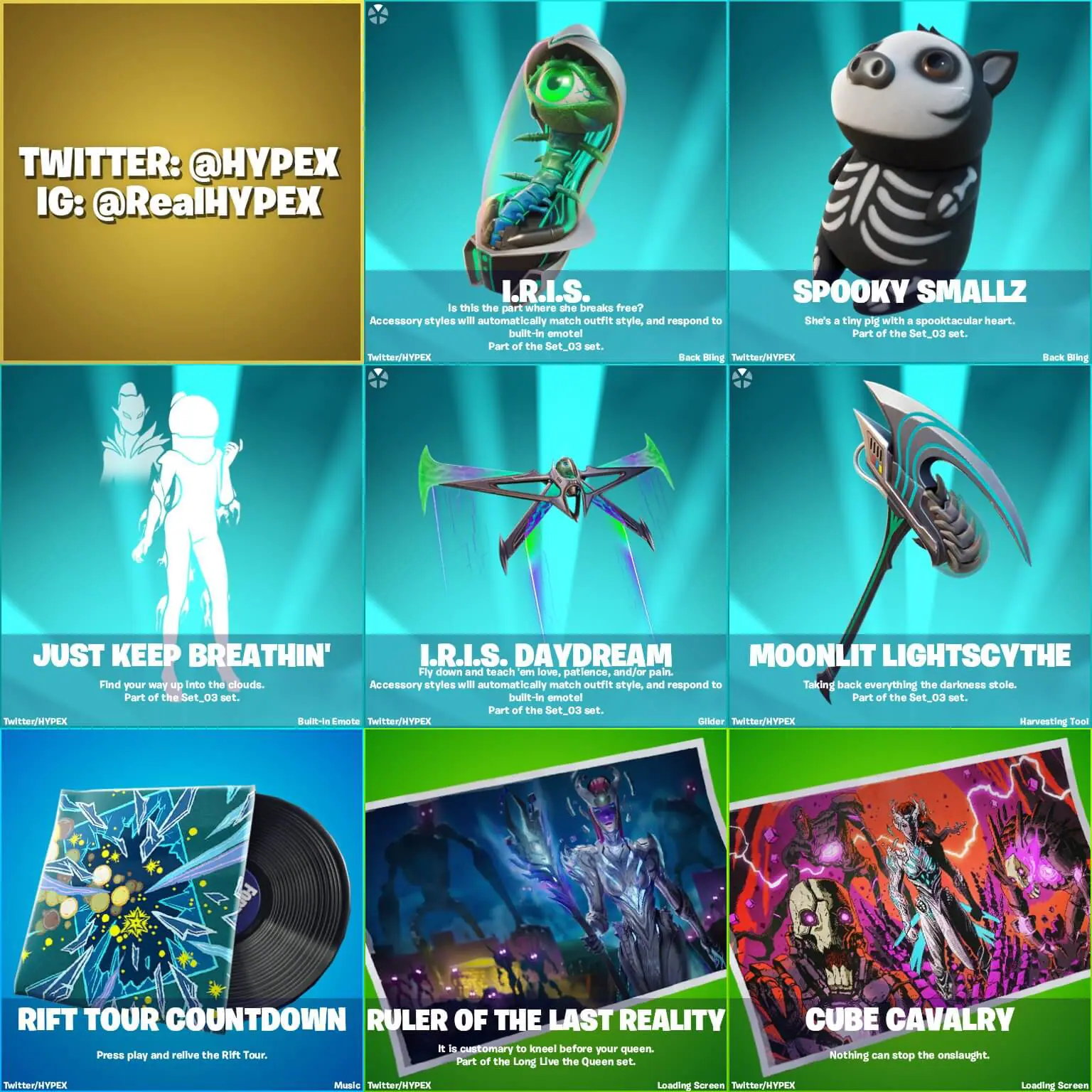 Fortnite v18.21 Leaked Cosmetics