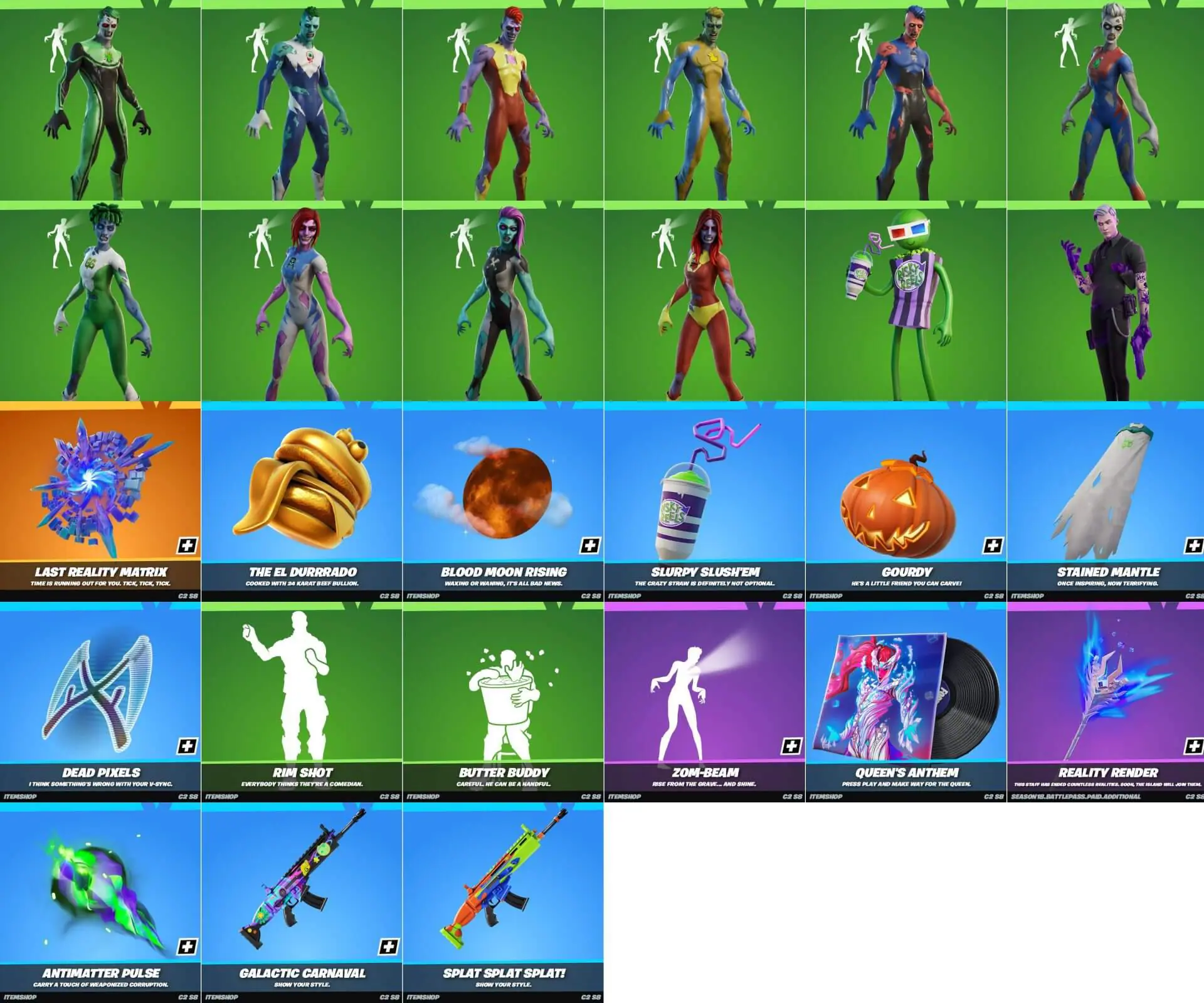 Fortnite v18.30 Leaked Skins & Cosmetics