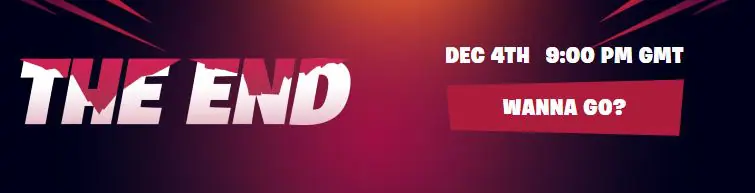 Fortnite Live Event The End Start Time & Date