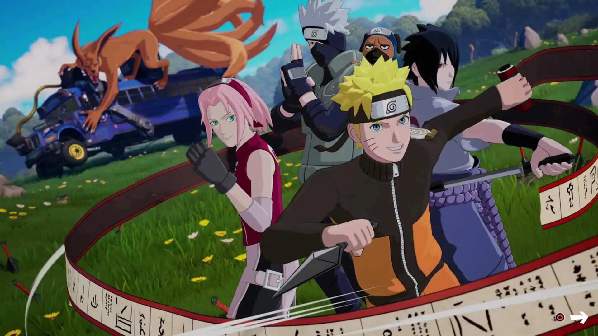 Fortnite x Naruto Skins
