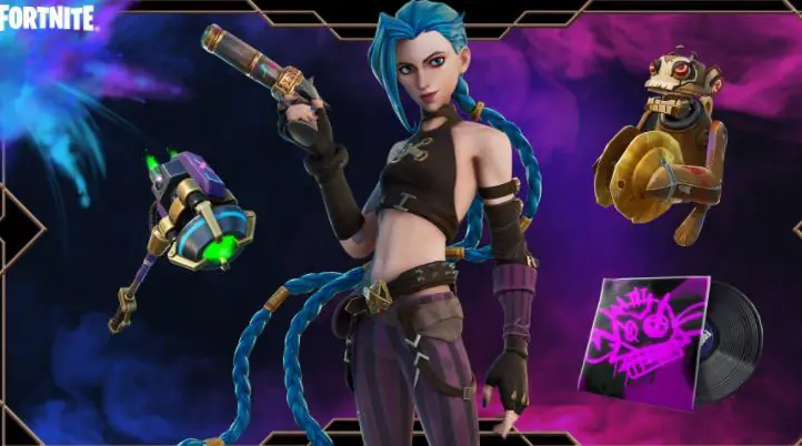 Jinx Fortnite LoL Skin