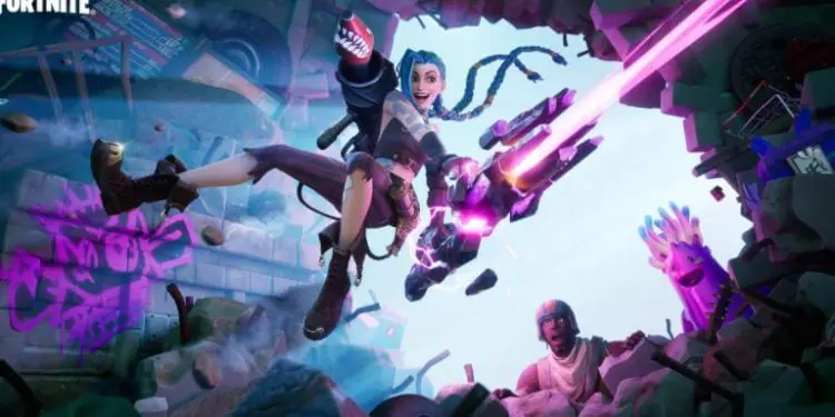 League of Legends Jinx Fortnite Skin