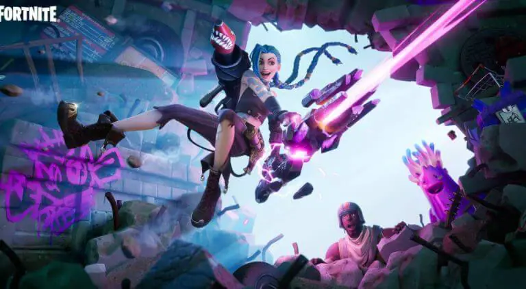 League of Legends Jinx Fortnite Skin