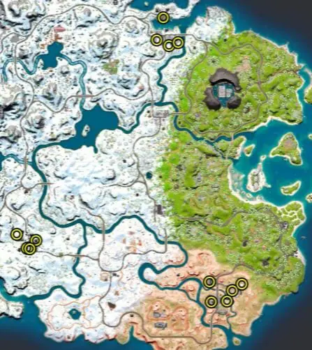 All Toy Bioplanes Fortnite Locations Map