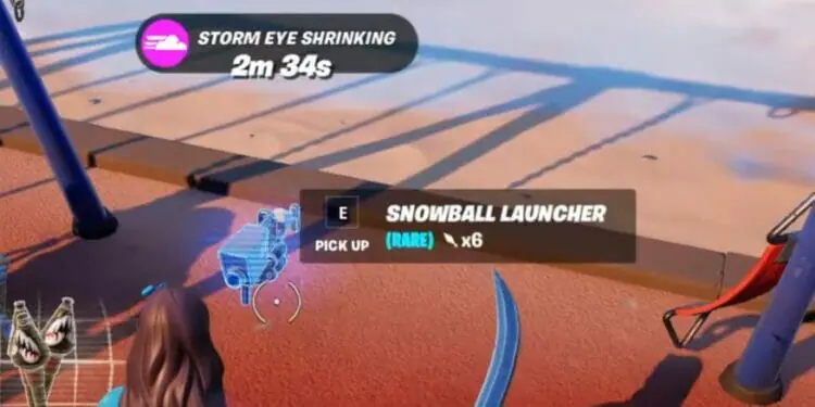 Deal Damage and Find Snowball Launcher Fortnite