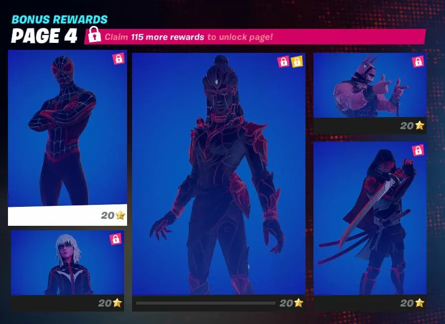 Fortnite Chapter 3, Season 1 Bonus Rewards - Page 4