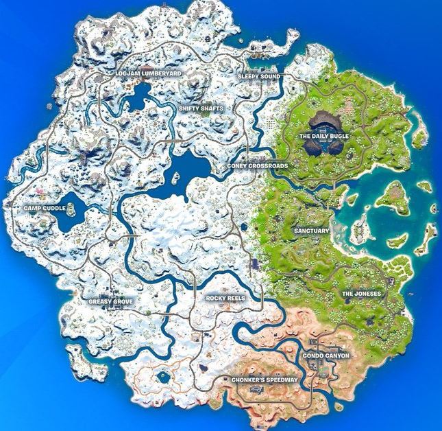 Fortnite Flipped Chapter 3 Map