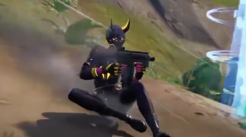 Sliding in Fortnite