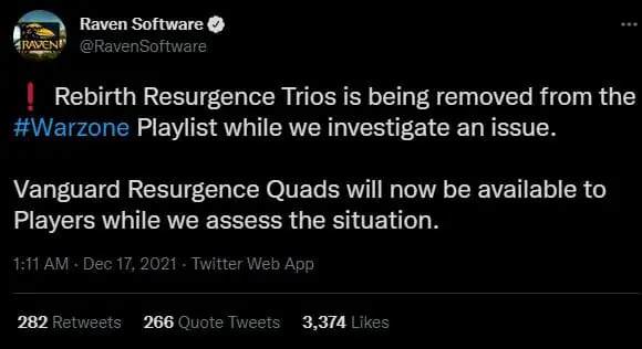 When will CoD Warzone Rebirth Island Return