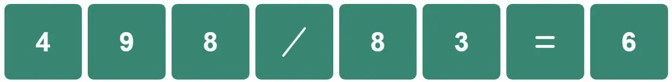 Daily Classic Nerdle Answer - 1st August 2022