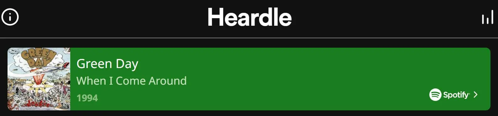 Daily Heardle Answer - 30th July 2022