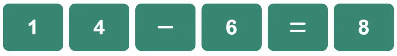 Daily Mini Bi-Nerdle Answer 1 - 1st August 2022