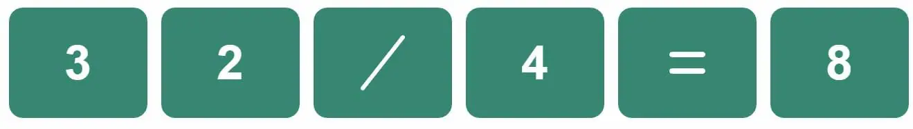 Daily Mini Bi-Nerdle Answer 1 - 30th July 2022