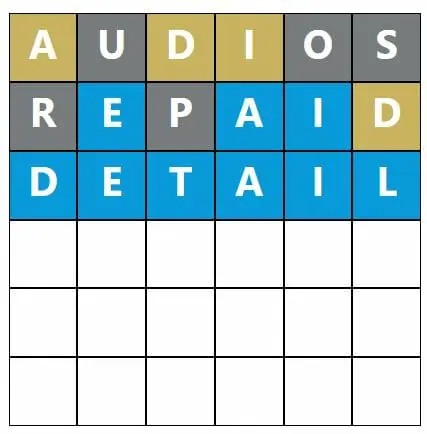 Daily Word Hurdle #388 Afternoon Answer - 31st July 2022