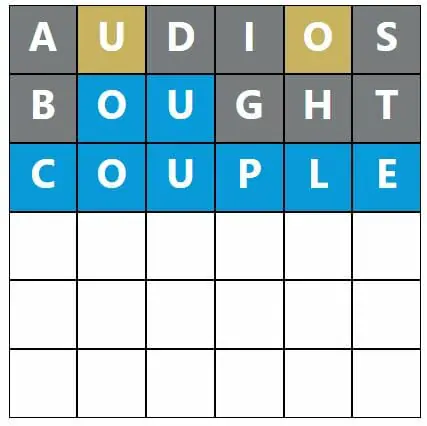 Daily Word Hurdle #389 Morning Answer - 1st August 2022