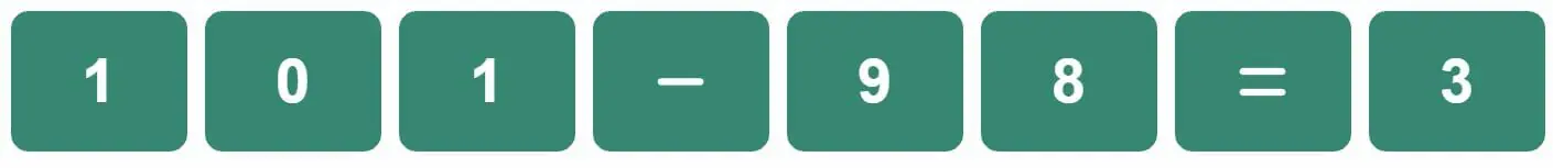Daily Bi-Nerdle Answer 1 - 12th August 2022