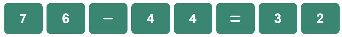 Daily Bi-Nerdle Answer 1 - 13th August 2022