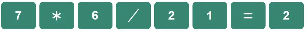 Daily Bi-Nerdle Answer 1 - 14th August 2022