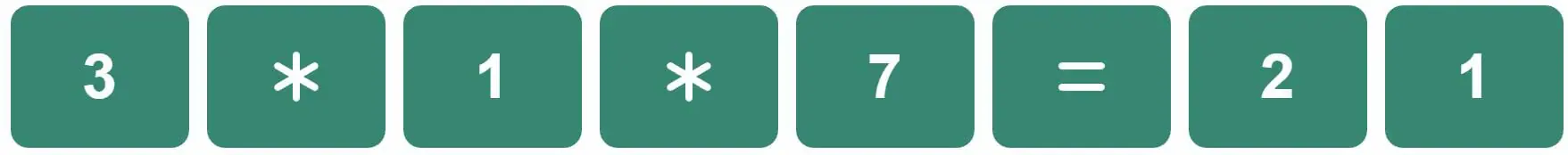 Daily Bi-Nerdle Answer 1 - 20th August 2022