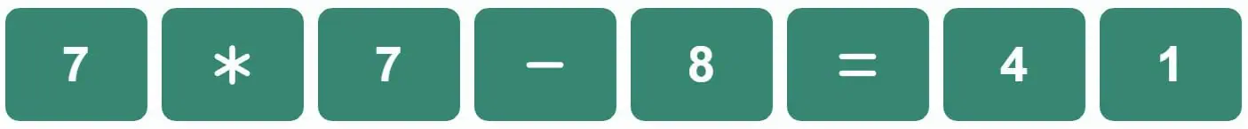 Daily Bi-Nerdle Answer 1 - 23rd August 2022