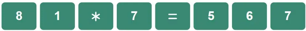 Daily Bi-Nerdle Answer 1 - 28th August 2022