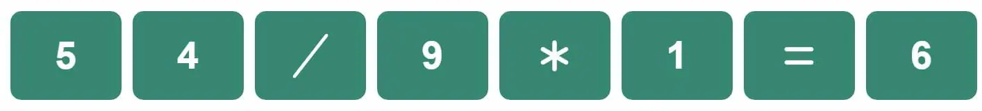 Daily Bi-Nerdle Answer 1 - 7th August 2022