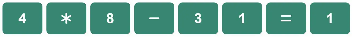 Daily Bi-Nerdle Answer 2 - 11th August 2022