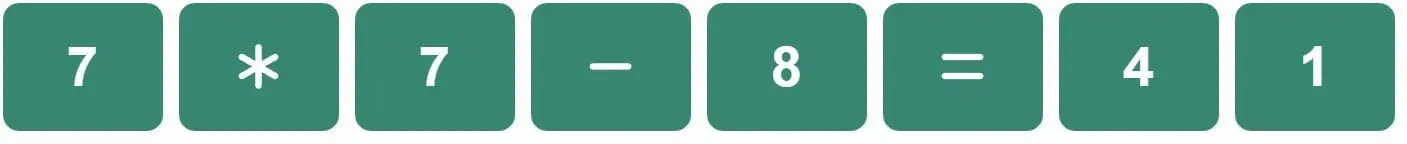 Daily Bi-Nerdle Answer 2 - 13th August 2022