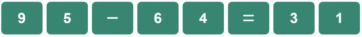 Daily Bi-Nerdle Answer 2 - 15th August 2022