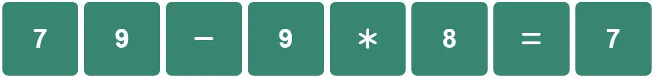 Daily Classic Nerdle Answer - 13th August 2022