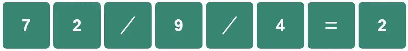 Daily Classic Nerdle Answer - 20th August 2022
