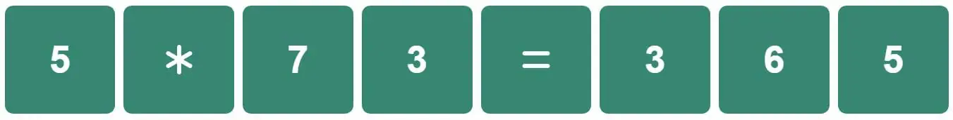 Daily Classic Nerdle Answer - 21st August 2022