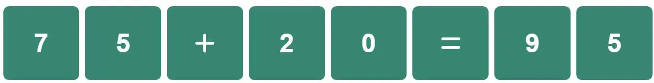 Daily Classic Nerdle Answer - 6th August 2022