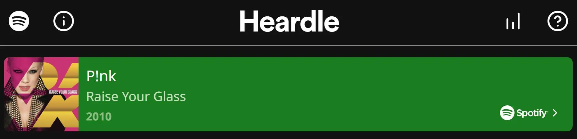 Daily Heardle Answer - 2nd August 2022