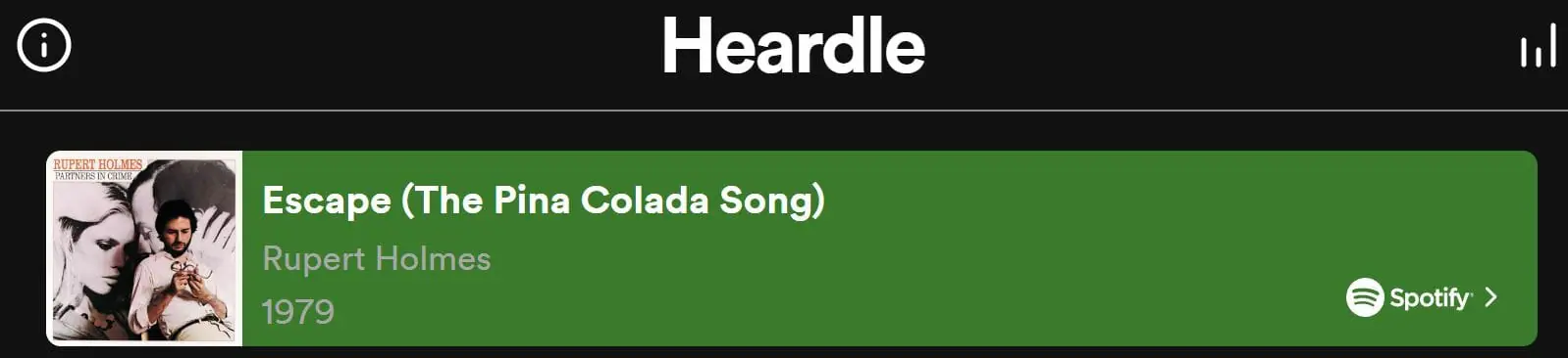 Daily Heardle Answer - 5th August 2022