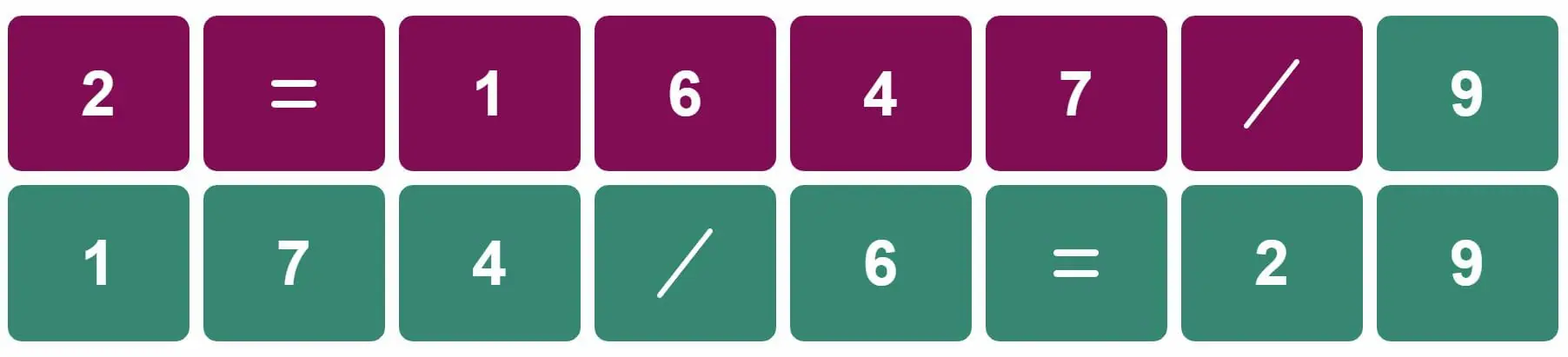 Daily Instant Nerdle Answer - 20th August 2022