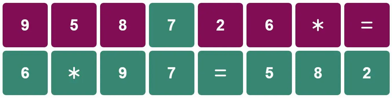 Daily Instant Nerdle Answer - 22nd August 2022