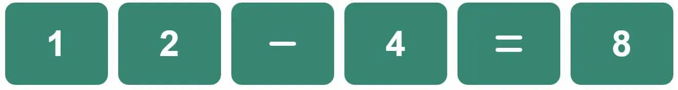 Daily Mini Bi-Nerdle Answer 1 - 21st August 2022