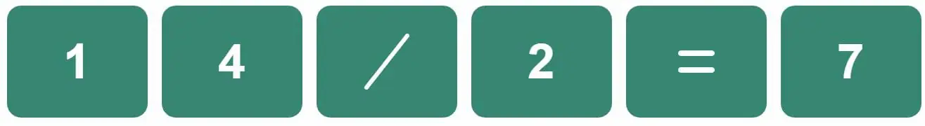 Daily Mini Bi-Nerdle Answer 1 - 25th August 2022