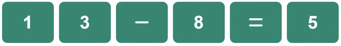 Daily Mini Bi-Nerdle Answer 2 - 22nd August 2022