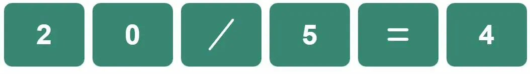 Daily Mini Bi-Nerdle Answer 2 - 31st August 2022