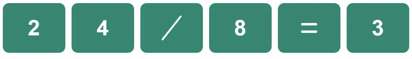 Daily Mini Bi-Nerdle Answer 2 - 7th August 2022
