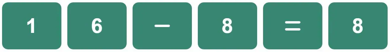 Daily Mini Bi-Nerdle Answer 2 - 9th August 2022