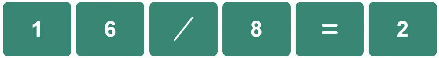 Daily Mini Nerdle Answer - 24th August 2022